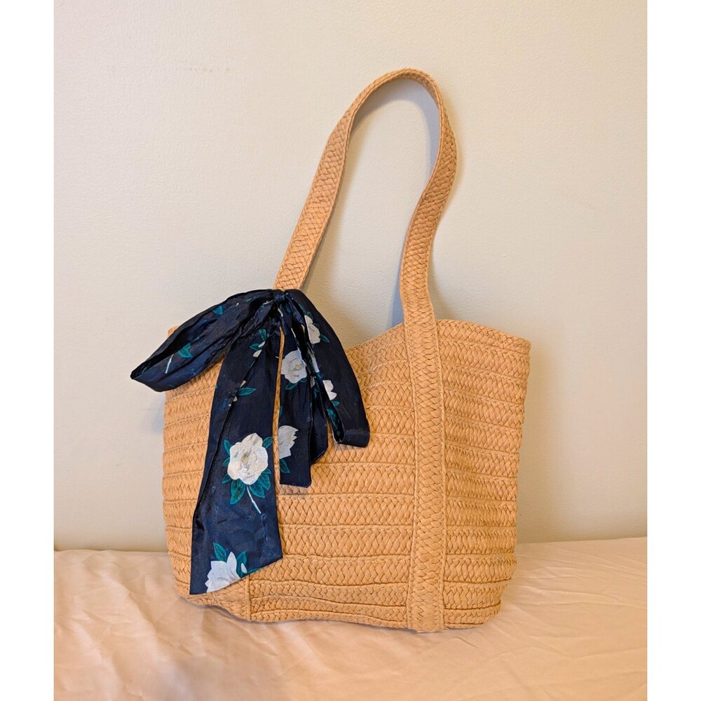 Draper James Beige Medium Tote Bag